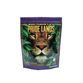 GreenGro bolsa Pride Lands Bloom frente mostrando etiqueta y beneficios