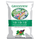 GreenView paquete frontal 33 lb mostrando cobertura y tamaño