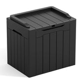 Greesum cofre frontal negro mostrando diseño compacto y ahorro de espacio