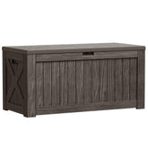 Greesum vista frontal de la caja exterior mostrando capacidad y diseño