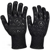 Grill Armor guantes frontal mostrando diseño con dedos y protección completa
