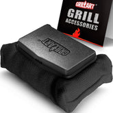 GRILLART almohadilla frontal mostrando forma y ajuste, limpieza segura