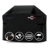 GrillTough vista frontal de la funda de 64 pulgadas protegiendo parrilla