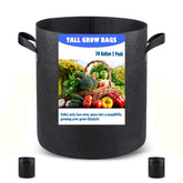 Growpropel vista frontal del paquete 30 gal, capacidad y beneficio de cultivo