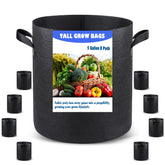 Growpropel vista frontal del paquete de 8 bolsas, práctico para jardines urbanos