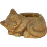 GROWSCAPE maceta gato frontal en color rust, decoración resistente y atractiva