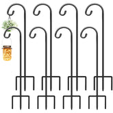 Gtongoko paquete frontal 8 ganchos negros elegante decoración exterior