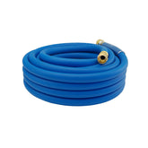 Guitrees manguera frontal mostrando longitud y color azul con durabilidad