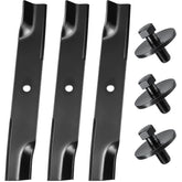 GUSUHAWK frontal del pack de tres cuchillas mostrando compatibilidad y ahorro