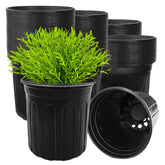Guuozzli pack frontal 50 macetas negras ideal para viveros y ahorro