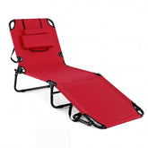 GYMAX silla frontal mostrando su respaldo ajustable y confort