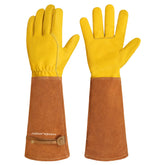 HANDLANDY guantes de poda frontal mostrando diseño y tamaño, protección inmediata