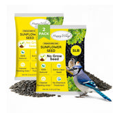 Happy Wings bolsa frontal que muestra el producto y beneficios de bajo desperdicio