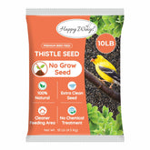 Happy Wings paquete 10 lb mostrando empaque y marca, conveniente para jardines