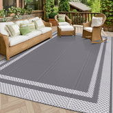 HappyTrends alfombra exterior frontal mostrando diseño y utilidad