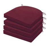 HARBOREST cojín frontal burgundy mostrando color y forma cómoda