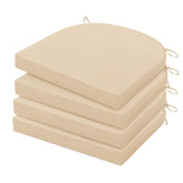 HARBOREST cojines frontal del set de 4 mostrando acabado beige y paquete