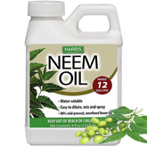 HARRIS envase frontal del concentrado de neem mostrando capacidad y marca