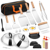 HaSteeL vista frontal del kit completo mostrando todas las herramientas útiles