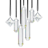 HDCRYSTALGIFTS prismas frontales mostrando brillo y elegancia