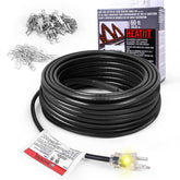 HEATIT embalaje frontal mostrando el cable y la marca, confianza y seguridad