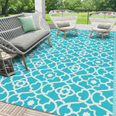 HEBE alfombra exterior vista frontal ideal para patios resistente al clima