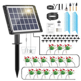 HEKIWAY panel y bomba frontal mostrando sistema solar y ahorro energético
