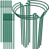 HiGift paquete frontal de soportes ajustables mostrando 6 stakes, ayuda a sostener plantas