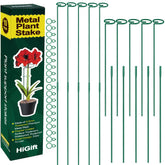 HiGift pack frontal de 10 soportes metálicos, resistente y reutilizable