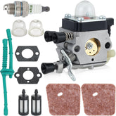Hipa carburador vista frontal mostrando compatibilidad con STIHL y ajuste sencillo