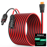 Hiutgowt vista frontal del empaque mostrando cable XT60i y longitudes disponibles, facilita elección