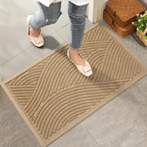 HIYARD felpudo frontal 36×24 mostrando diseño y color beige que protege la entrada