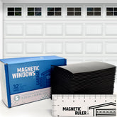 HMmagnets paquetes frontales mostrando 32 paneles y beneficio renovación rápida