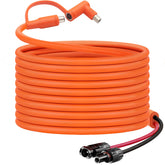 Hoeine vista frontal del cable adaptador MC4 a DC, conexión segura y rápida