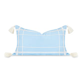 Hofdeco Premium frontal bordado mostrando estilo costero y textura