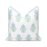 Hofdeco Premium vista frontal de la funda con estampado costero, aporta frescura
