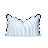 Hofdeco Premium funda frontal con rayas azul bebé que refresca tu sala