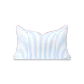 Hofdeco Premium funda frontal con rayas azul bebé beneficiando decoración