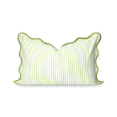 Hofdeco Premium funda frontal con rayas verdes que actualiza la decoración