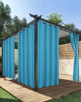 HolidayIdeas vista frontal del paquete y color teal, aporta privacidad