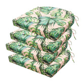HOMELYSIAN cojin frontal mostrando estampado tropical y comodidad inmediata