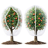 Homoda vista frontal de la funda malla protegiendo un árbol con seguridad
