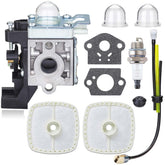 HOODELL carburador frontal mostrando ajuste y compatibilidad, mejora arranque