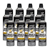 HOT SHOT envase frontal aerosol muestra diseño y uso seguro