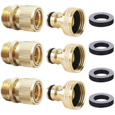 HQMPC conector rápido frontal mostrando rosca y acabado, durabilidad garantizada