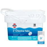 HTH embalaje frontal mostrando el paquete de 8 lb y beneficio durabilidad