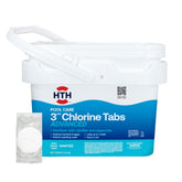 HTH paquete frontal 25 lb con tabletas para mantenimiento fácil