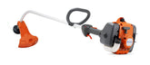 Husqvarna 122C frontal mostrando diseño compacto y fácil manejo