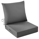 IASEAHK cojín frontal gris oscuro, comodidad resistente al exterior
