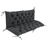 IASEAHK vista frontal del cojín gris oscuro, aspecto elegante y cómodo